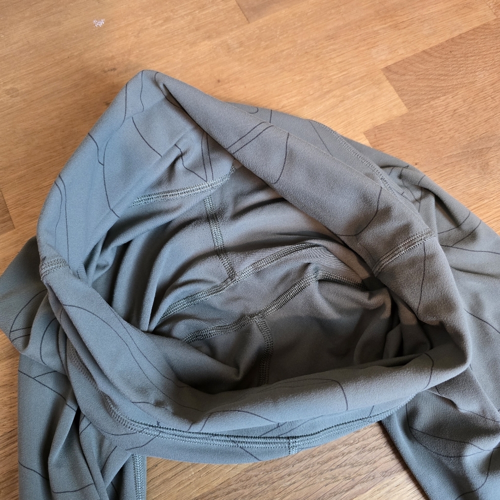 Lululemon Align High-Rise Pant 25" Size 6 Scripted Yogo Army Green - Dark Olive - Picture 9 of 13
